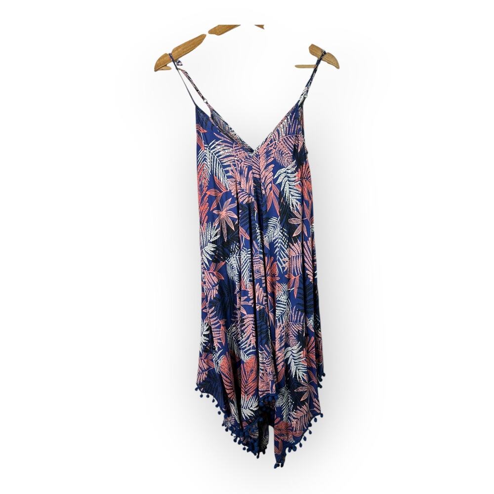Goa Beachwear Japna Womens size Medium Swim Cover Up Dress Tropical Hawaiian